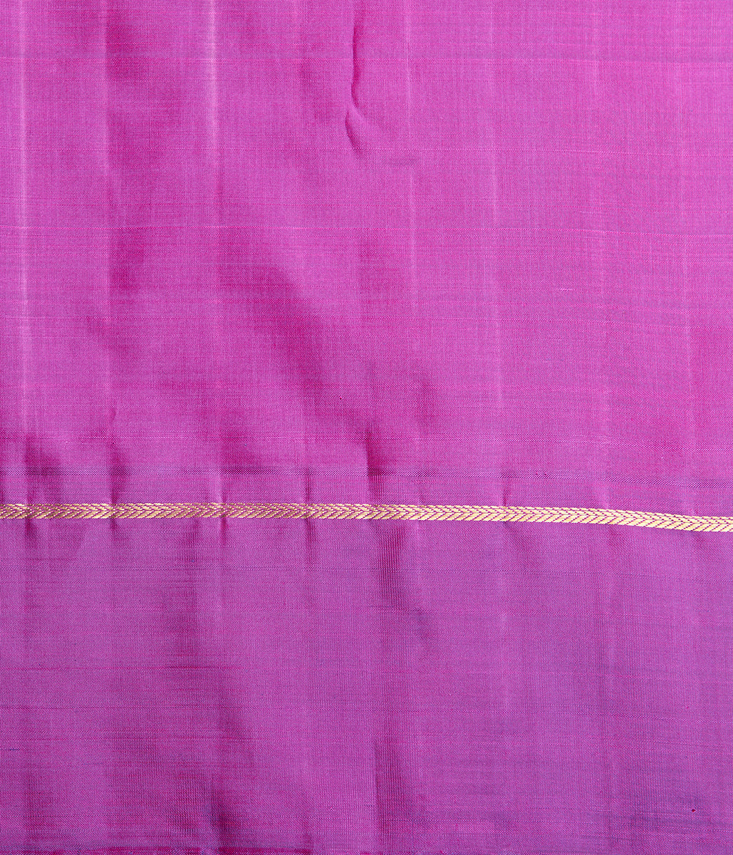 Handloom_Pink_Kanjivaram_Silk_Saree_with_Purple_Border_WeaverStory_05