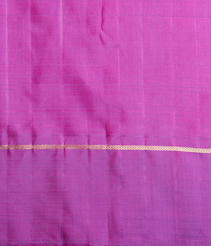 Handloom_Pink_Kanjivaram_Silk_Saree_with_Purple_Border_WeaverStory_05