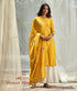 Handwoven_Yellow_Chanderi_Kurta_and_Skirt_with_Mirror_Work_Dupatta_WeaverStory_01