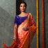Handloom_Orange_Dual_Tone_Intricate_Weave_Banarasi_Jangla_WeaverStory_01