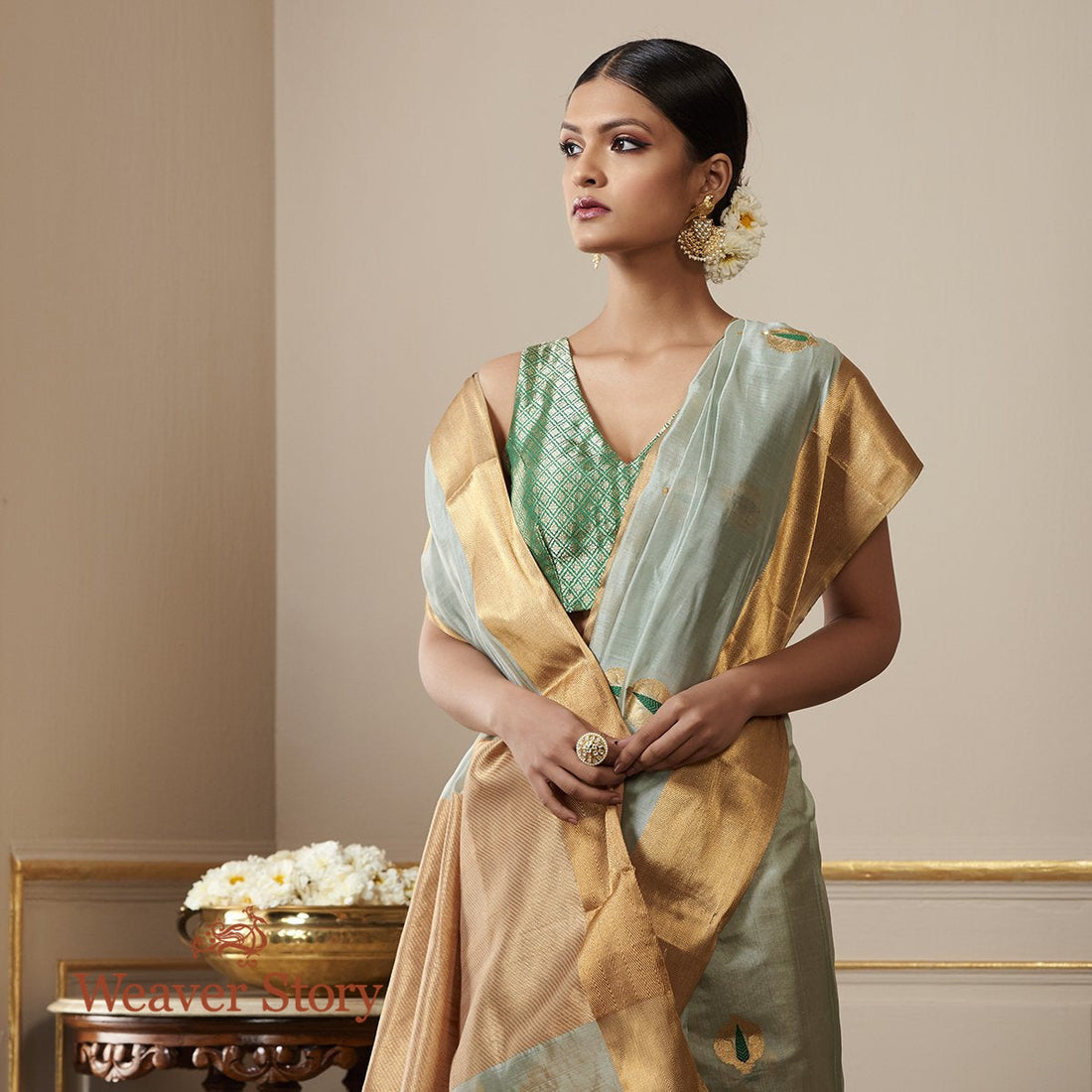 Handloom_Powder_Blue_Chanderi_Silk_Saree_with_Zari_Motifs_WeaverStory_01