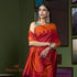 Handwoven_Red_Kanjivaram_Saree_with_Orange_Twill_Weave_Temple_Border_WeaverStory_01