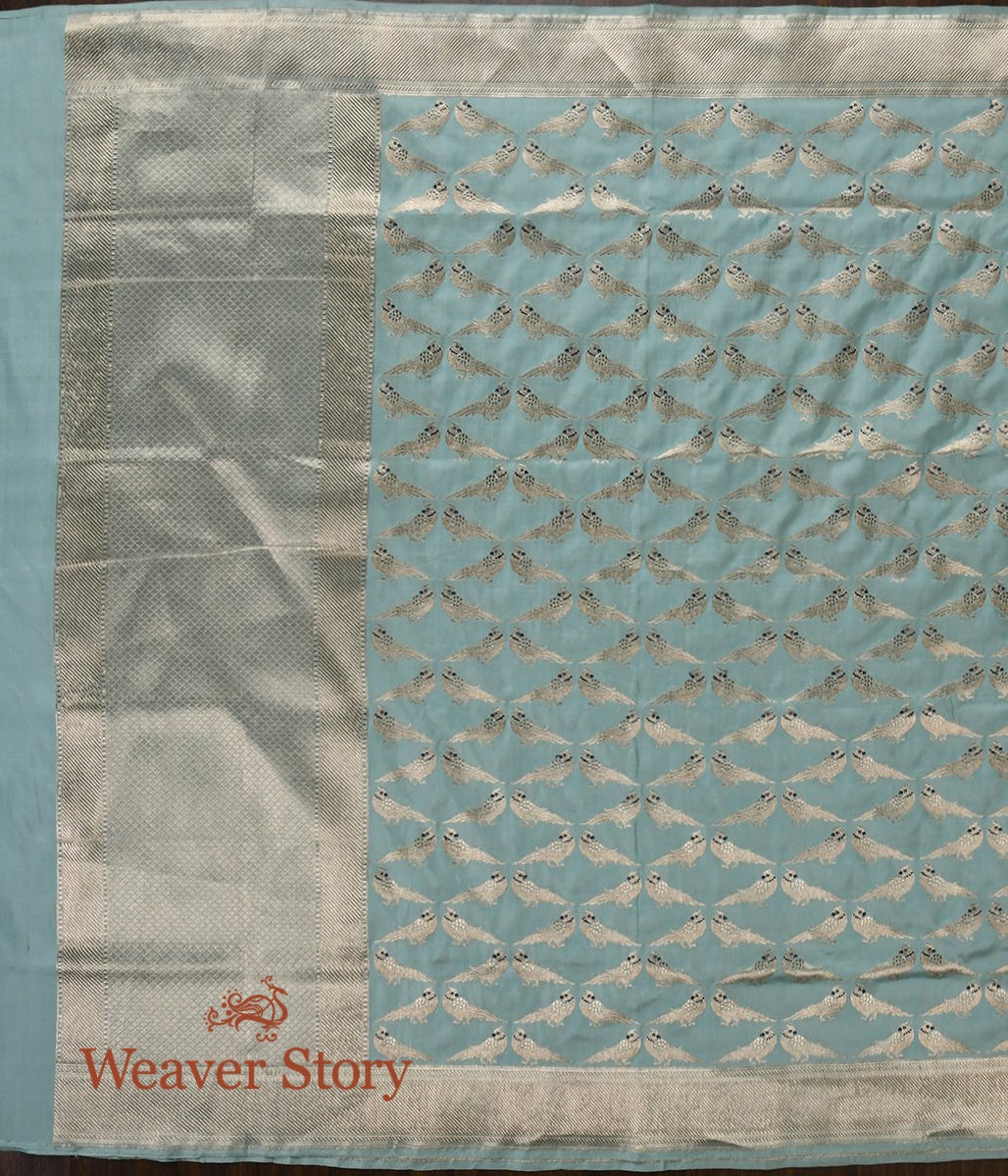 Handloom_Powder_Blue_Kadhwa_Dupatta_with_Birds_WeaverStory_02