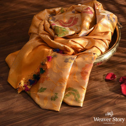 Handwoven_Yellow_Kimkhab_Patola_Dupatta_WeaverStory_01