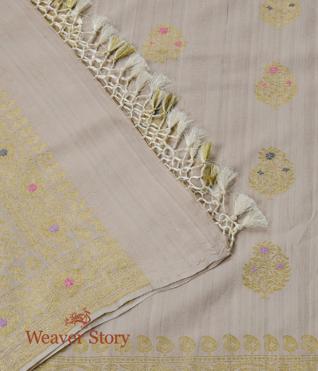 Handloom_Tusser_Kadhwa_Dupatta_with_Meena_Booti_WeaverStory_01