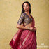 Handwoven_Berry_Pink_Kadhwa_Booti_Saree_with_a_Delicate_Beldaar_Border_WeaverStory_01