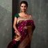 Handwoven_Purple_Black_Small_Leaf_Booti_Saree_with_Red_Selvedge_WeaverStory_01
