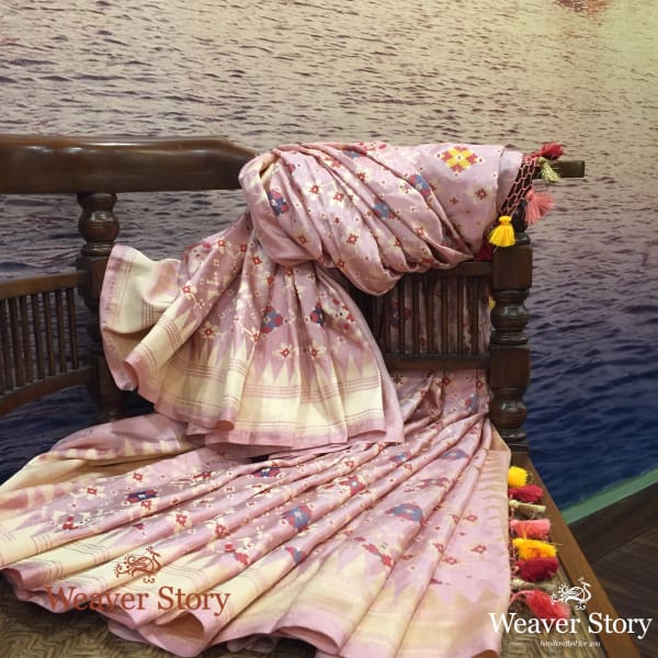 Handwoven_Soft_Pink_Silk_Tissue_Banarasi_Patola_Dupatta_WeaverStory_01