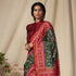 Handloom_Green_Gujarat_Patola_Saree_with_Red_Border_WeaverStory_01