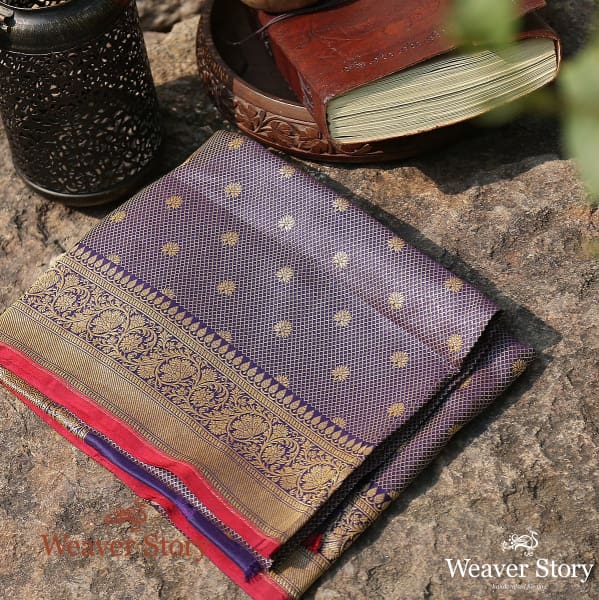 Handwoven_Blue_Zari_Tanchoi_Dupatta_WeaverStory_01