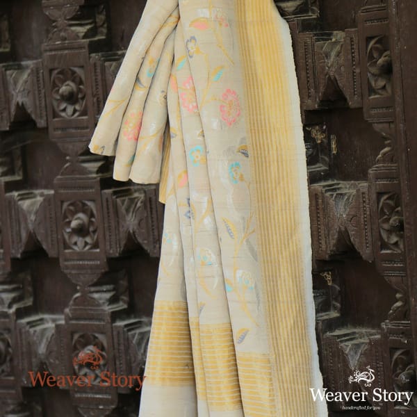 Handwoven_Tusser_Meenakari_Jangla_Dupatta_WeaverStory_01