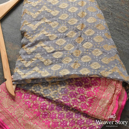 Handwoven_Pink_Grey_Banarasi_Bandhej_Dupatta_WeaverStory_01