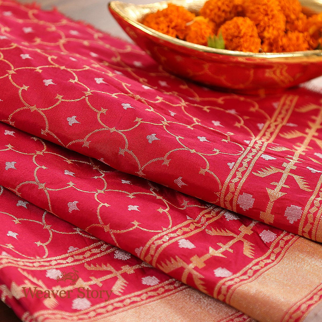 Handloom_Pink_Dampaj_Dupatta_WeaverStory_01