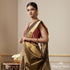 Handwoven_Brown_Saree_with_Small_Floral_Motif_WeaverStory_01