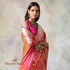 Handloom_Pink_Peach_Floral_Cutwork_Jaal_Saree_with_Meenakari_WeaverStory_01