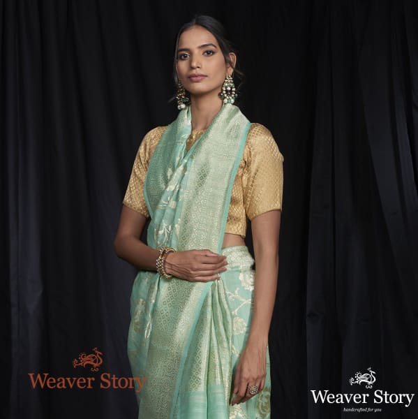 Handwoven_Tusser_Georgette_Saree_with_Cutwork_Floral_Jaal_WeaverStory_01