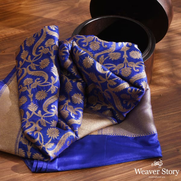 Handwoven_Blue_Mehrab_Cutwork_Jaal_WeaverStory_01