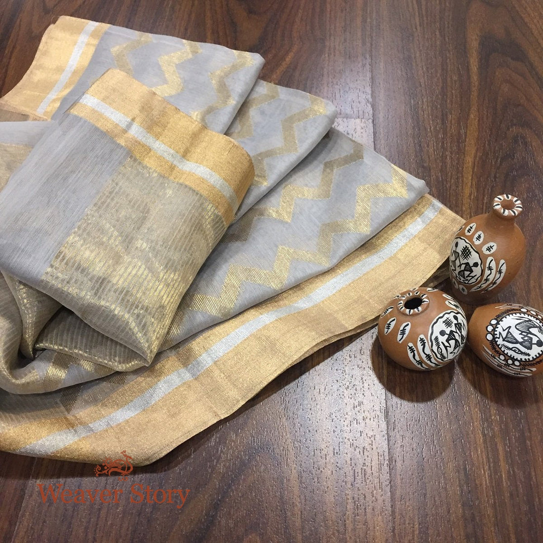 Handloom_Cotton_Silk_Geometric_Pattern_Dupatta_WeaverStory_01