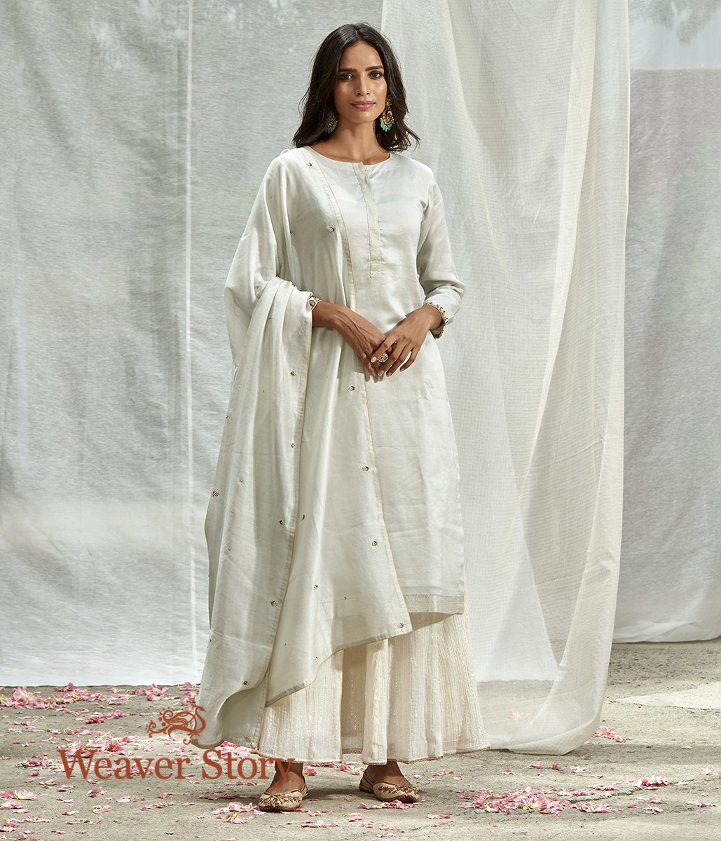 Handwoven_Ice_Blue_Chanderi_Set_with_Pearl_Embroidery_WeaverStory_01