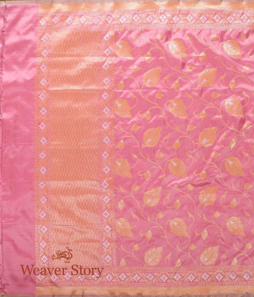 Handloom_Rose_Pink_Sona_Rupa_Jaal_Dupatta_WeaverStory_02