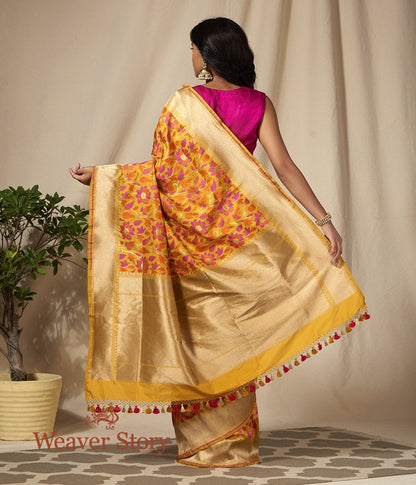 Handwoven_Mustard_and_Orange_Meenakari_Jaal_WeaverStory_03