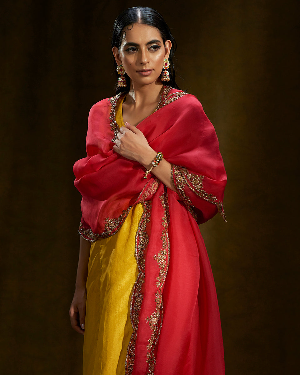 Mustard_Mulberry_Silk_Suit_with_Red_Hand_Embroidered_Dupatta_WeaverStory_02
