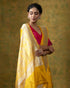 Yellow_Handloom_Pure_Katan_Silk_Banarasi_Saree_with_Kadhwa_Booti_WeaverStory_01