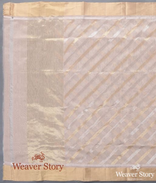 Handwoven_Light_Peach_Cotton_Silk_Chanderi_Dupatta_with_Gold_and_Silver_Zari_WeaverStory_02