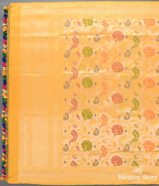 Handwoven_Yellow_Kimkhab_Patola_Dupatta_WeaverStory_02