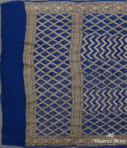 Handwoven_Blue_Banarasi_Bandhej_Dupatta_WeaverStory_02