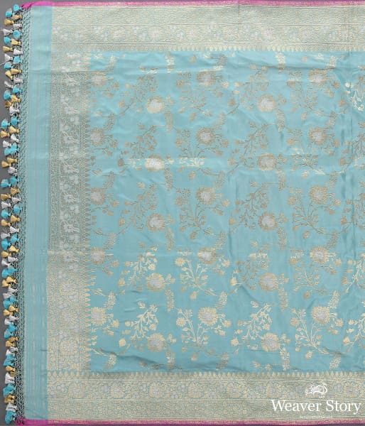 Handwoven_Light_Blue_Kadhwa_Jangla_Dupatta_with_Sona_Rupa_Zari_WeaverStory_02