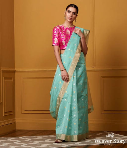 Handwoven_Aqua_Mogra_Ek_Naliya_Boota_Sareee_WeaverStory_02