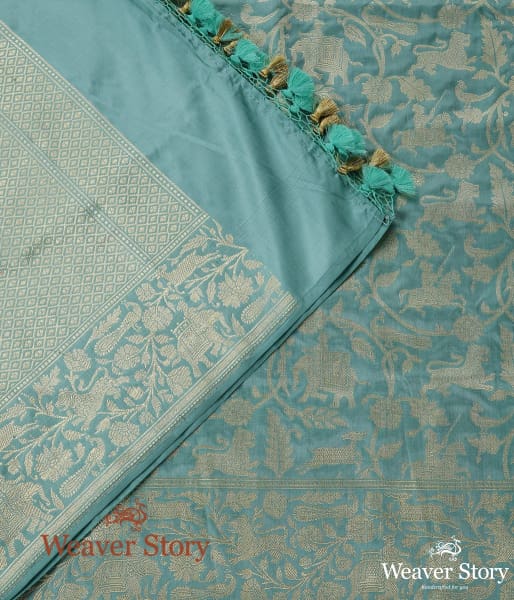 Handloom_Sea_Green_Shikaragah_Dupatta_WeaverStory_02