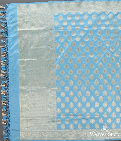 Handwoven_Sky_Blue_Katan_Silk_Cutwork_Booti_Dupatta_WeaverStory_02