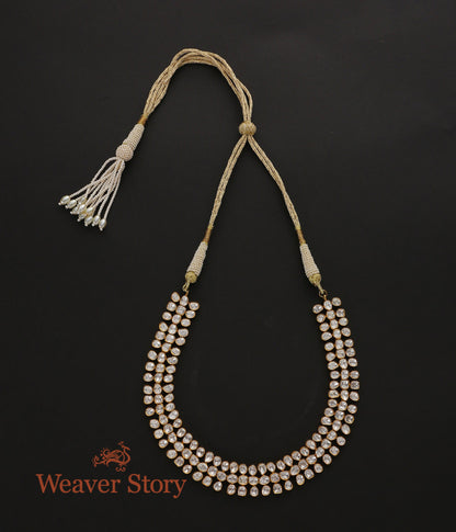 Kashaf_Necklace_with_Moissanite_Polki_Crafted_in_Pure_Silver_WeaverStory_02
