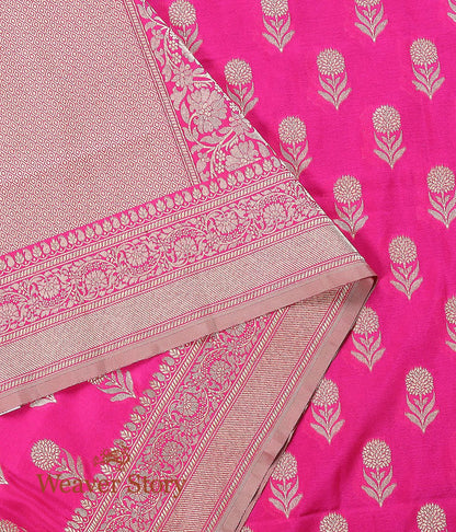 Handloom_Pure_Katan_Georgette_Dupatta_with_Floral_Booti_WeaverStory_02