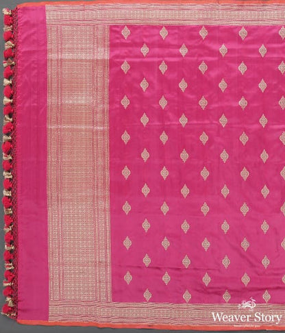 Handwoven_Pink_Banarasi_Kadhwa_Booti_Dupatta_WeaverStory_02