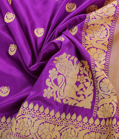 Handloom_Purple_Banarasi_Katan_Silk_Dupatta_with_lion_motifs_on_the_pallu_WeaverStory_04