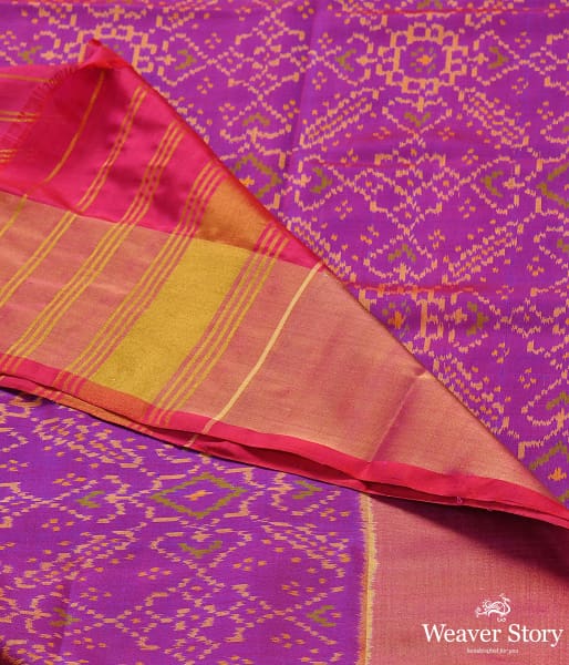 Handwoven_Purple_and_Pink_Patola_Dupatta_WeaverStory_02