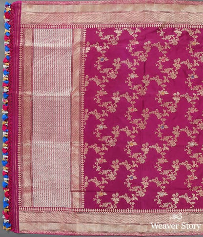 Handwoven_Wine_Kadhwa_Jangla_Dupatta_WeaverStory_02