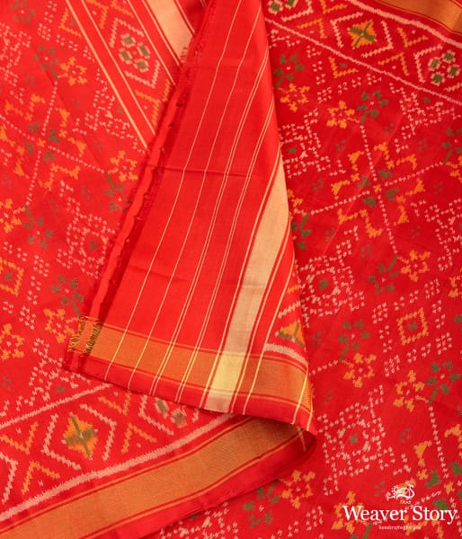 Handwoven_Rajkot_Silk_Patola_Dupatta_in_Red_WeaverStory_03