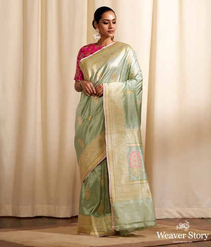 Handloom_Sage_Green_Saree_with_Meenakari_Motifs_WeaverStory_02