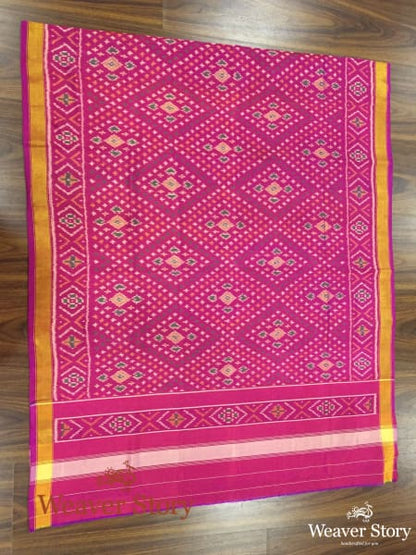 Handwoven_Rajkot_Patola_Silk_Dupatta_in_Pink_WeaverStory_03