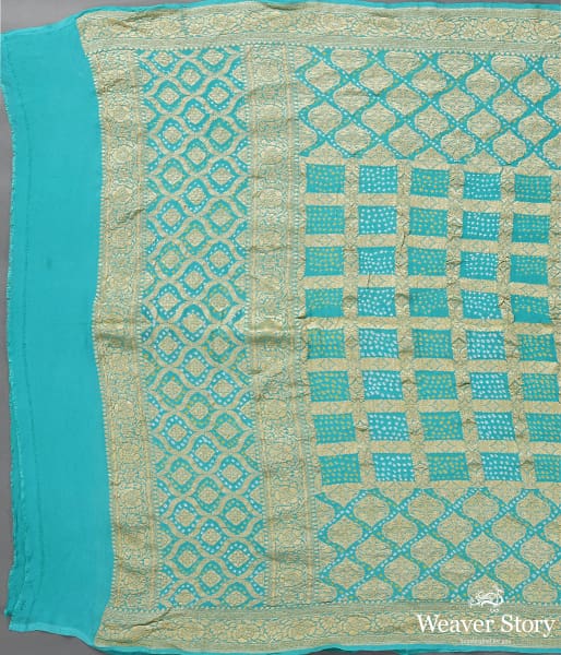 Handwoven_Sea_Green_Banarasi_Bandhej_Dupatta_WeaverStory_02