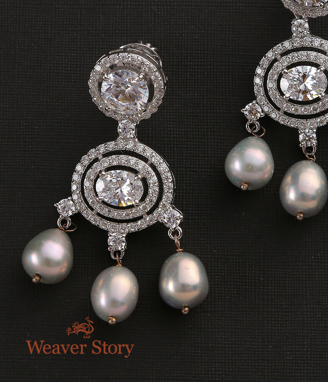 Shahina_Earrings_with_Zircons_Crafted_in_Pure_Silver_WeaverStory_02