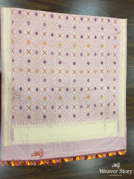 Handwoven_Soft_Pink_Silk_Tissue_Banarasi_Patola_Dupatta_WeaverStory_03