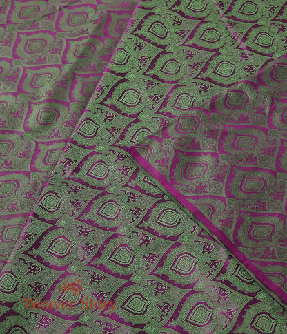 Handloom_Purple_and_Green_Tanchoi_Fabric_WeaverStory_02