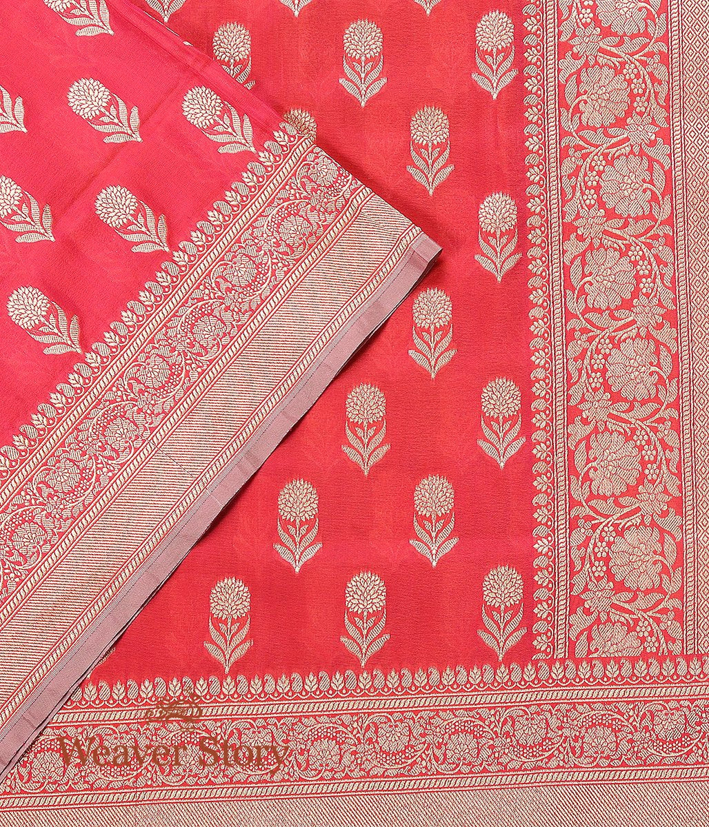 Handloom_Red_Katan_Georgette_Dupatta_WeaverStory_02