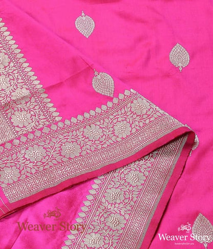 Handwoven_Pink_Kadhwa_Booti_Dupatta_with_Floral_Border_WeaverStory_02