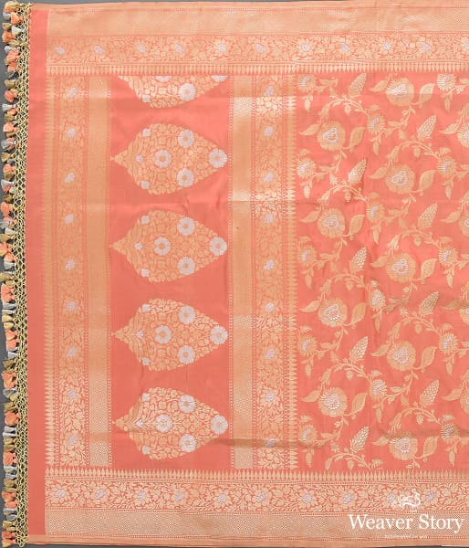 Handwoven_Peach_Kadhwa_Jangla_Dupatta_with_Elaborate_Pallu_WeaverStory_02